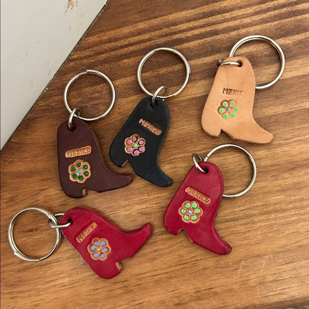 Pick 1- Leather Mexico Keychains- PICK 1 - Picture 4 of 11